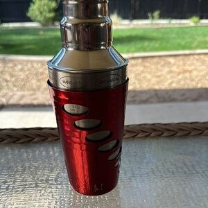 Stainless Steel Red Cocktail Shaker